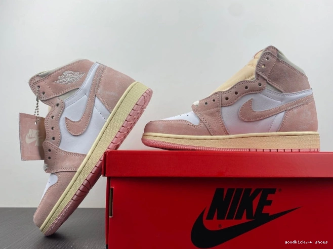 Cheap (Women's) OG Washed Retro High 1 FD2596-600 Jordan Air Pink 0727